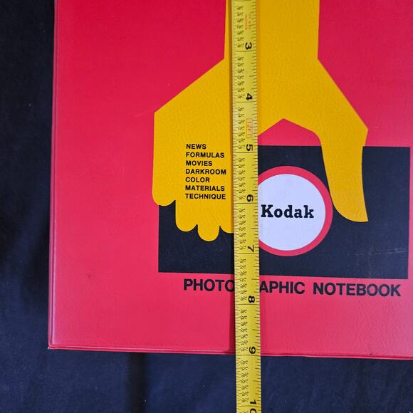 Vintage Kodak Photographic Notebook Binder 1970s Red - Picture 8 of 9